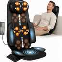 Shiatsu Neck and Back Massager with Graphene Heat, Massage Chair Pad