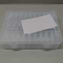 Mathtoxyz Bead Organizer Box, 31Pcs Small Beads Organizers and Storage Plastic Cases Mini Clear Dimond Storage Containers Boxes with Hinged Lid and Rectangle for Bracelet Making DIY Jewelry Craft Nail