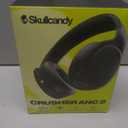 Skullcandy Crusher ANC 2 Wireless Over-Ear Bluetooth Headphones with Multi-Sensory Bass, Active Noise Cancelling, Up to 60 Hours Battery, Microphone for iPhone Android - True Black
