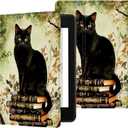 for Kindle Paperwhite 12th Generation 2024 7" & Kindle Colorsoft 12th Gen 2024 Signature Edition Case, Multiple Viewing Angles & Kickstand Back Case Drop Protection Smart Cover, Book Cat