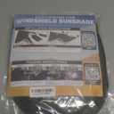 EcoNour Car Front Windshield Sun Shade for Car | SUV Accessories for Maximum Sun and Heat Protection | UV-Blocking Windshield Dash Cover & Sun Visor for Cooler Interior | Large (64 x 34 Inches)