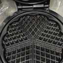 Mueller Heart 5 Waffle Maker, Norwegian Waffle Iron, Adjustable Browning Control & Nonstick, Cool Touch Handle, Easy to Clean, Small Kitchen Appliances