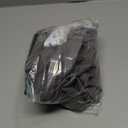 RYB HOME French Door Curtain - Blackout Privacy Thermal Insulated Window Curtain for Patio Glass Front Entry Back Door Kitchen Bedroom, Self Adhesive No Rod Needed, W26 x L69 inch, 1 Panel, Gray