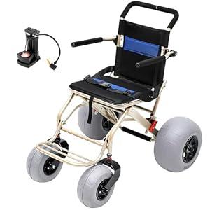 Wheelchair with 13'' Balloon Tires