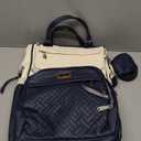 BabbleRoo Diaper Bag Backpack, Multifunction Large Bags with Changing Pad & Stroller Straps Pacifier Case, Unisex Stylish Travel Back Pack Nappy for Moms Dads (Stone Gray Blue)