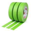BOMEI PACK Green Painters Tape 1 Inch Bulk - Paint Tape 3 Rolls x 1 Inch x 60 Yards - Painter's Tape Green Masking Tape for Walls Painting, DIY Crafting, and School Project, Total 180 Yards