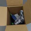 Floor Scrub Brush with Long Handle: 3 in 1 Heavy-Duty Floor Scrubber Brush with Squeegee for Cleaning Tile Bathroom Deck Kitchen Patio