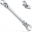 Flex Head Flare Nut Wrench 16 * 18mm Flexible Line Set - Metric Flare Tool for Automotive and Plumbing Repairs - 40Cr Steel