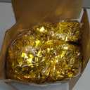 72 Feet Christmas Tinsel Garland Shiny Metallic Tinsel Twist Garland Streamers Ornaments Long Glitter Christmas Tree Hanging Decorations for Party Holiday Wedding Birthday Tree Wall Rail (Gold)