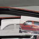 Rain Guard Wind Deflector Outside Mount Tape-On Window Visors Compatible with 1999-2016 Ford F-250 Super Duty Super/Crew Cab Sun/Rain Guard Window Deflector