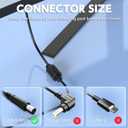 19.5V AC Adapter Compatible with Dell Monitor S2415H, S2415HB, S2715H, S2317HJ, P2714T, SX2210T, S2317HWI, S2419HM, P2314T Power Supply Cord Charger