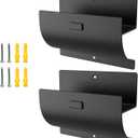 Heavy-Duty Ladder Hanger-Wall Mount Ladder Hooks for Storage-Wheelbarrow Hangers for Garage Wall-2 Pack