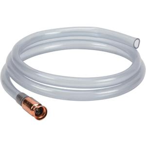 Performance Tool W54154 Food-Grade 3.5 GPM Liquid Transfer Shaker Siphon Tube Hose, Clear Blue, 6-foot Tube