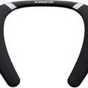 Monster Boomerang Neckband Bluetooth Speaker  Wireless Wearable Speaker with 12H Playtime, IPX7 Waterproof, True 3D Stereo Sound for Home, Sport, Outdoor  Black