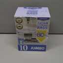 10 Pack Jumbo Vacuum Storage Bags with Hand Pump, 80% Storage Space Saving, Sturdy Leak-Free Space Saver Vacuum Seal Bags for Clothing, Vacuum Compression Bags for Travel Lugggage Blankets Comforters