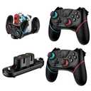 VidPPluing 2 Pack Switch Controllers with Charging Dock, Wireless Switch 2 Controller for Switch/2/Lite/OLED, Switch Pro Controller with Motion Sensor/Vibration/Turbo/Wakeup/Charging Cable