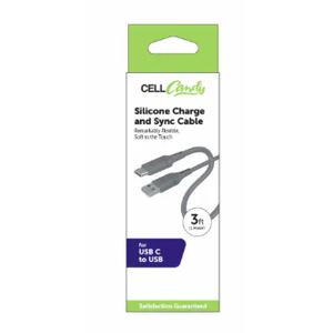 CELLCandy USB-C Silicone Charge & Sync Cable