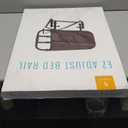 Stander EZ Adjust Bed Rail, Adjustable Senior Bedrail and Safety Assist Railing for Elderly Adults with Organizer Pouch, ASTM Safety Approved Guard-Rail, Black