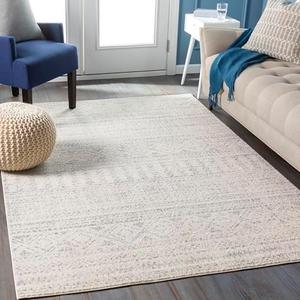 Livabliss Victor Bohemian Moroccan Area Rug,2' x 3',Gray