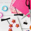 2 x 100 Pcs Metal Duck Bill Hair Clips DIY Hairpins Barrettes with Spring for Halloween Christmas DIY Accessories Home School