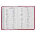 KJV Holy Bible, Compact Faux Leather Red Letter Edition - Ribbon Marker, King James Version, Pink (KJV Compact Editions)