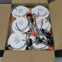 Ensenior 24 Pack 4 Inch 5CCT LED Can Lights with Night Light, Retrofit Led Recessed Lighting, Dimmable, 7W 120V, 700LM, IC Rated - FCC
