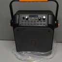 Karaoke Machine with 2 Wireless Microphones, Portable Karaoke Rechargeable for Adults and Kids, Bluetooth 5.3 Stable Speaker, PA System & DJ Lights for Home Singing Outdoor Party, Music Gifts