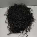 GORGIUS Veralux Blend Shaggy Haircuts Natural Black 26 Inch Curly Wig with Bangs Crafted with Style-Archive Technology: Premium Fiber & Remy Human Hair Blended, Realistic Look with True Scalp