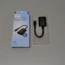 Philips USB C to HDMI Adapter, 4k 60 Hz USB Type C to HDMI Adapter for Monitor, MacBook Pro, MacBook Air, iPhone 16 Series, 15 Series, iPad Pro, Multiple Monitors Connector Cable, Black, SWU7114A/27