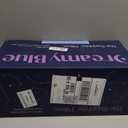 DreamyBlue Gusseted SAPPHIRE Pillow  Adjustable Loft, Luxury Cover, Shredded Memory Foam Fill w/Airflow Beads Ideal For Wide Shoulders Neutral Alignment for All  CertiPUR-US Certified Foam (Queen)