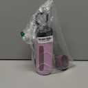 Kodrine 20oz Glass Water Bottle with Straw-2 Lids-Iced Coffee Cup with Silicone Sleeve & Time Marker, Reusable Glass Drinking Bottle for Home,Office,Outdoors, Cupholder Friendly-Light Purple