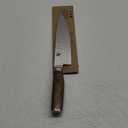 Shun Premier 8" Chef's Knife, Handcrafted Japanese Kitchen Knife for Professional and Home Chefs, VG-MAX Core with Damascus Stainless Steel Cladding, Pakkawood Handle (Brown)