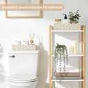 Mkono Macrame Storage Basket, Scalloped Edge Toilet Paper Basket Boho Woven Decor, Small Countertop Organizer with Handles for Shelf, Living Room, Bedroom, Home, Office, 2 Pack, Ivory