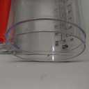 Pancake & Cupcake Mixer and Batter Dispenser Perfect Baking Tool Bakeware Maker with Measuring Label (Red)