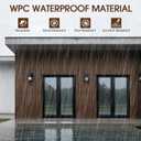 WPC Slat Wall Panels 16 Pack 48" x 6", Waterproof Fluted Wall Paneling, Accent 3D Wall Panel for Wall Decor, Bathroom, Bedroom, Office - Low Grille Walnut (Cover Approx.32 sq.ft)