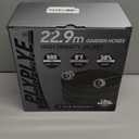 75ft Non-Expanding Garden Hose  Ultra-Light, Kink-Free, High-Pressure, Abrasion-Resistant, Durable, All-Weather, Eco-Friendly, Black&Gray