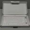 GK GAMAKAY TK75HE V2 Rapid Trigger Wireless Keyboard TFT Screen, Tri-Mode BT/2.4GHz/USB-C, 8KHz Polling Rate 0.005mm RT, Hall Effect Magnetic Switch 75% Gaming Keyboard (White, Magnetic Phoenix)