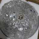 FRIXCHUR Small Crystal Chandelier Led Crystal Ceiling Lights 3 Tiers Crystal Raindrops Chandelier Pendant Lighting Fixture Decoration for Bedroom Hallway Living Room,Chrome,E26