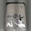 100% Blackout Shield Linen Blackout Curtains for Bedroom 84 Inches Long, Back Tab/Rod Pocket Living Room Drapes, Thermal Insulated Blackout Curtains 2 Panels Set, 50" W x 84" L, Cream