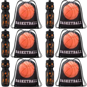 Talltalk 12 Pcs Basketball Party Favors 24 oz Basketball Water Bottle Gift for Team with Drawstring Bag Tumbler Cup Sports Themed Accessories for Events Gift Supplies Talltalk 12 Pcs Basketball Party Favors 24 oz Basketball Water Bottle Gift for Team with Drawstring Bag Tumbler Cup Sports Themed Accessories for Events Gift Supplies
