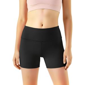 Girls Athletic Shorts Dance Yoga Biker Shorts Kids High Waisted Comfy Gymnastics Shorts 5-14 Years