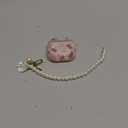 Coralogo for AirPods 4 Case with Pearl Keychain - Cute Women Glitter Shell Design Cover Girls Girly Pretty Stylish Kawaii Girlish Protective for Apple for AirPods 4 Case, Cherry Flower