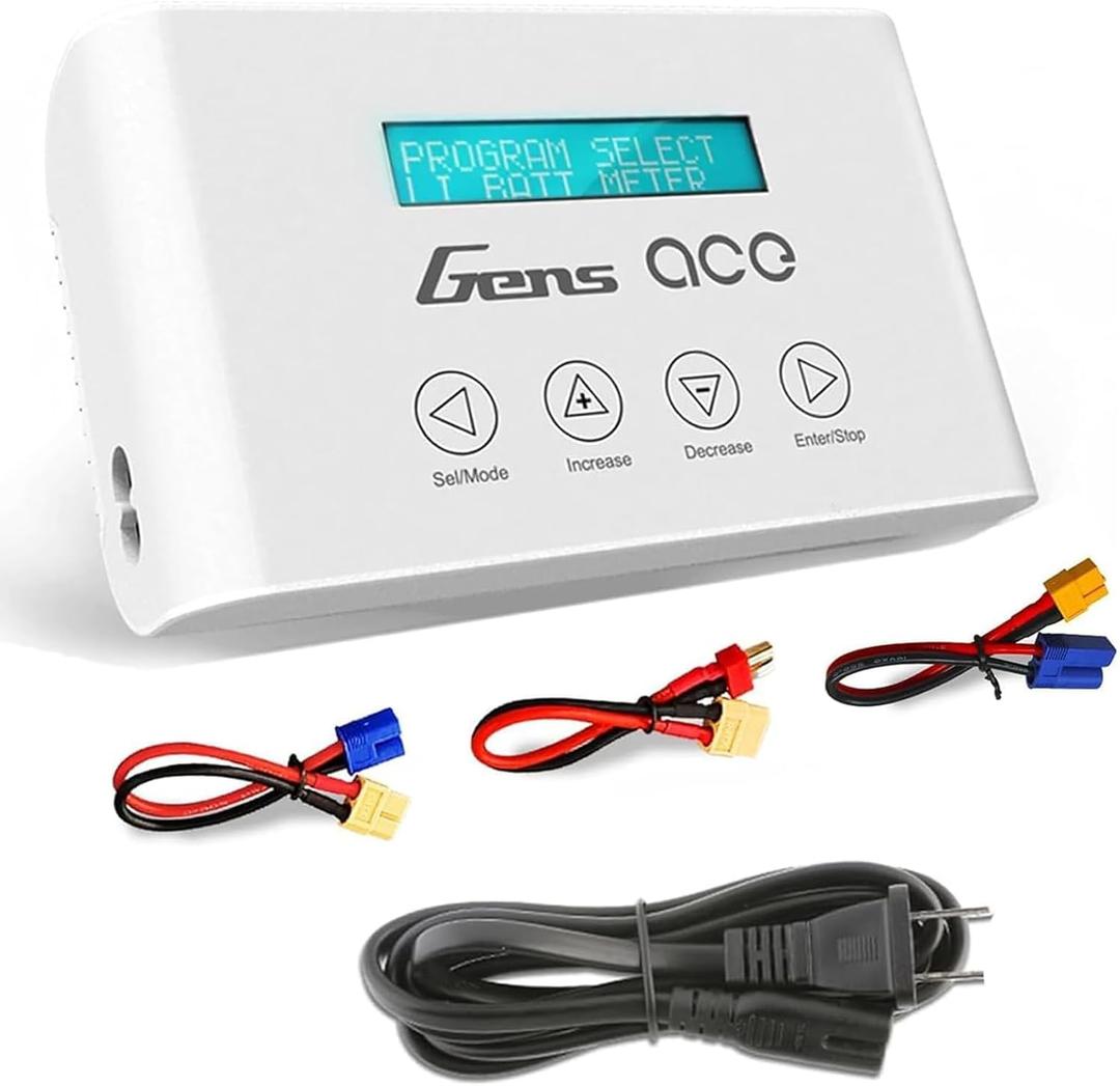 Gens ace IMARS III Pro 100W 10A Lipo Battery Charger for LiPo/Life/LiHv Battery (1-6S), NiMH Charging (3-18S)