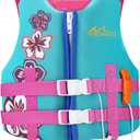 MoKo Swimming Vest for Kids 20-30-50-77 lbs, Children Swim Vests Water Activity Equipment Cute Pattern Watersports Swimming Device for Toddlers Boys Girls L
