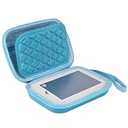 STUKCAZE External Hard Drive Case for Seagate Sandisk WD Elements My Passport Canvio Basics Portable Carrying Case Hard EVA HDD SSD 1TB 2TB 4TB 5TB Hard Drives Case (SEAGATE-Blue-Medium)