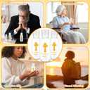 Chuangdi Holy Water Bottles Baptism Party Favor Transparent Holy Water Empty Containers with Golden Catholic Cross First Communion Gift for Guests Christian Thanksgiving Church(30 ml,30 Pcs)