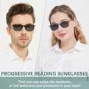 3 Pack Progressive Multifocal Reading Sunglasses for Women Men UV Protection Trifocal Sun Readers with Spring Hinge (Sun 3 Mix,3.00)
