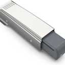 Cabinet Hinge Damper(Pack of 10),Straight Arm Full Overlay Hinge for Doors, Nickel Finish use for Blum 973A0500.01x20 973A