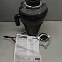 Moen Chef Series 1 HP Continuous Feed Lighted Garbage Disposal with Sound Reduction for Under Sink, Power Cord Included, EXL100C