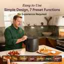 Cosori Air Fryer Pro, Compact 5QT, Ceramic Coating, 7 Presets with Preheat & Keep Warm, 450, Easy to use & clean, Shake Reminder, 130+ In-App Recipes, Nonstick & Dishwasher-Safe Basket, Gray